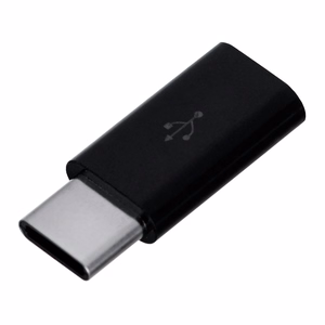 Savio AK-31 / B laido sąsajos/lyties adapteris Micro USB USB 3.1 Typ C juodas