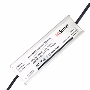 Power Supply 12V, 20A, 240W, PFC, IP67