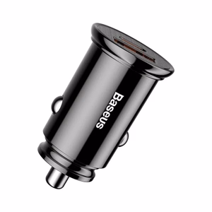 Automobilinis įkroviklis Baseus CCALL-YS01 juodas 30W (1xPD / 1xQC3.0)