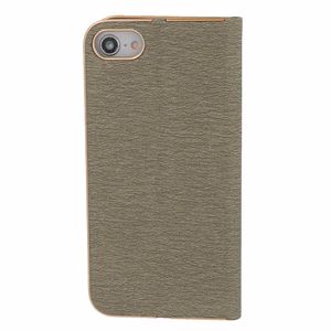 Vennus knygos tipo dėklas su rėmeliu Iphone 14 Plus pilkas
