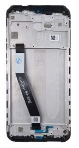 Ekranas Xiaomi Redmi 9 su lietimui jautriu stikliuku ir rėmeliu Black originalus (service pack)