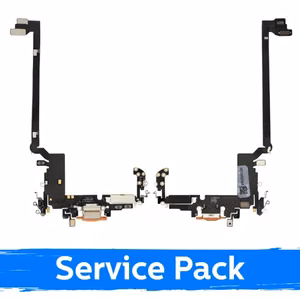 Įkrovimo lizdas skirtas Apple iPhone 17 Pro Max su flex / tamsiai oranžinis / (Service Pack)