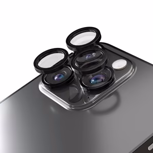 Etteri kameros lęšio apsauga iPhone 15 Pro / 15 Pro Max juoda