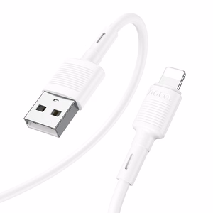 Kabelis USB A į Lightning Hoco 2,4A 1 m X83 baltas