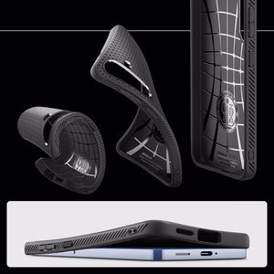 Spigen Liquid Air Dėklas telefonui Samsung Galaxy S25 - matinė juoda