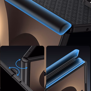 Benks Magnetic Armor Grid Pro Grand Combo dėklas Samsung Galaxy Z Fold 8, juodas (C.K.FL.SA.BK.C060)
