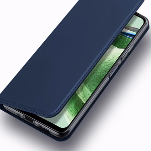 Dux Ducis Skin Pro dėklas Xiaomi Redmi Note 12 Pro / Poco X5 Pro 5G Flip kortelių piniginė stovas auksinė
