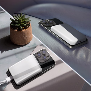 Wozinsky WRW349YWS 10000mAh Magnetinė Išorinė baterija (f) - balta