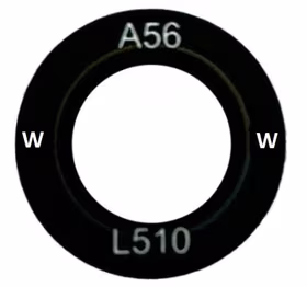 Samsung A566 A56 5G kameros stikliukas Black (lens Wide) 1pcs (service pack)