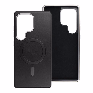 GENTLEMAN MAG COVER Dėklas telefonui su magnetiniu MagSafe SAMSUNG S25 FE juodas