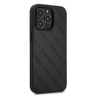 Karl Lagerfeld perforuotas Allover dėklas iPhone 13 Pro / 13 6.1" - juoda