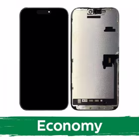 LCD ekranas suderinamas su iPhone 16 Pro juodas (INCELL / Economy) /*Removable IC*/