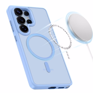 Tech-Protect Magmat MagSafe Case for Samsung Galaxy S26 Ultra - Matte Blue
