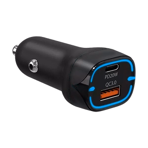 38 W automobilinis įkroviklis su Power Delivery ir Quick Charge