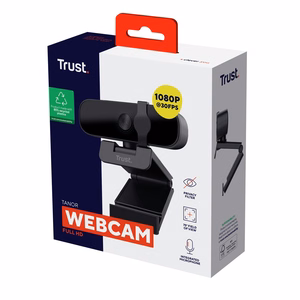 Trust Tanor - 1080p Full HD interneto kamera (juoda)