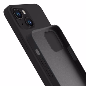 iPhone 14 Plus 3mk Silicone Case serija - juodas