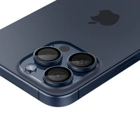 Spigen Optik.tR EZ Fit kameros apsauga iPhone 14 Pro / Pro Max / 15 Pro / Pro Max – titano mėlyna, 2 vnt.