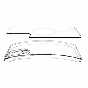 Spigen Ultra Hybrid Mag dėklas su MagSafe Samsung Galaxy S25 Edge - skaidrus