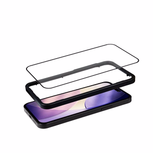 Crong 3D Armor Glass grūdintas apsauginis ekrano stiklas, skirtas iPhone 17, su montavimo rėmeliu