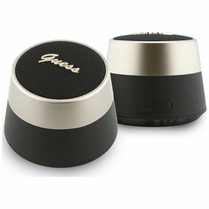 Guess 5 W Script Metal Logo Bluetooth garsiakalbis, juodas