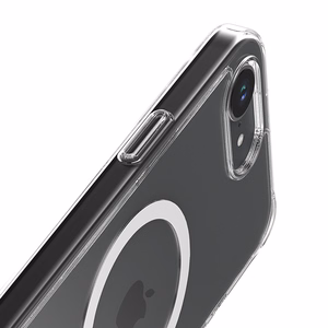 Crong Clear MAG Cover MagSafe dėklas, skirtas iPhone 17e / 16e, skaidrus
