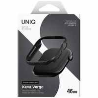 Uniq Keva Verge Dėklas for Apple Watch 46mm - juodas