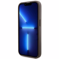 Guess GUHMP14XHGCFSEW iPhone 14 Pro Max 6.7" rudas/rudas kietas dėklas GCube Stripes MagSafe