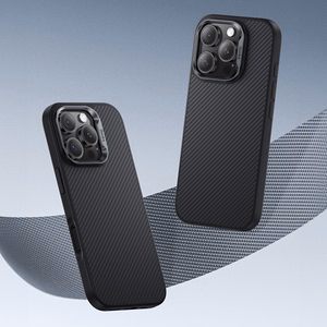 Benks Magnetinis Armor Pro Kevlar dėklas telefonui iPhone 16 Plus - metalinis rėmas 600D - juodas (m)