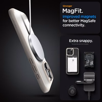 Spigen Ultra Hybrid Magnetinis dėklas su MagSafe iPhone 16 Pro Max - titano