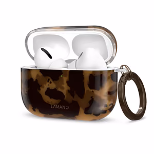 "Tech-Protect Lamano" dėklas "AirPods Pro 1 / 2" - juodas ir rudas