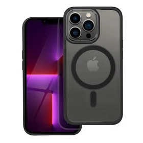 COLOR EDGE MAG COVER dėklas telefonui suderinamas su Magnetiniu IPHONE 13 Pro juodas