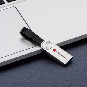 FORCELL F-DATA USB atmintukas Metal 64GB USB3.2 Gen 1 (USB A) sidabrinis