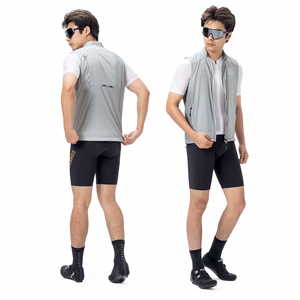 Rockbros YDMJ003 Spring/Autumn Windproof Vest Size S - White/Gray
