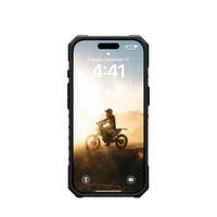 UAG Pathfinder skaidrus Magnetinis dėklas iPhone 16 Pro - baltas