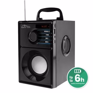 MEDIA-TECH MT3179 belaidis boombox garsiakalbis