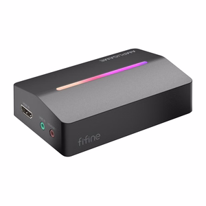 Fifine V3, HDMI į USB-A vaizdo įrašymo plokštė (juoda)