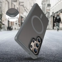 Tech-Protect MagMat Magnetinis dėklas Samsung Galaxy S25 Ultra - skaidrus pilkas