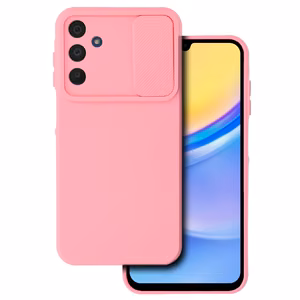 Camshield Soft dėklas telefonui Samsung Galaxy A15 4G/5G šviesiai rožinis