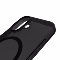Puro Daylight Magnetinis suderinamas silikoninis dėklas telefonui iPhone 17 - permatomas juodas