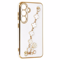 Dėklas telefonui Samsung Galaxy A34 5G dizainas 3 baltas