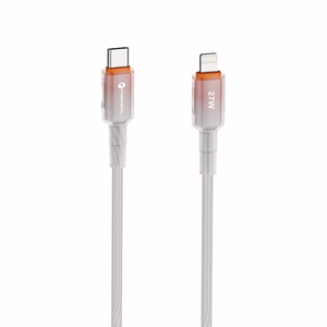 Cable USB C to Lightning Forcell F-Energy PD 3A 27W Gradient 1 m C356 white