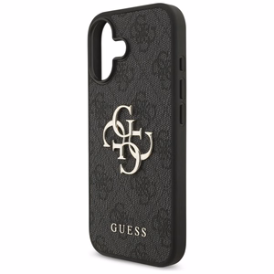 Guess 4G Didelio logotipo dėklas telefonui iPhone 17 - juodas
