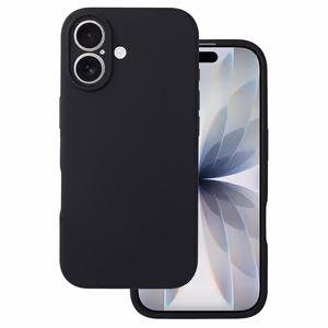 Silicone Lite dėklas telefonui iPhone 17 juodas