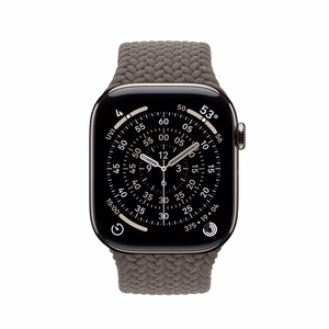 Crong Wave Band pintas Apple Watch dirželis, 44/45/46/49 mm, rudas