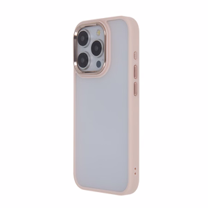 Satininis elegantiškas matinio paviršiaus dėklas iPhone 11 - rožinis (m)
