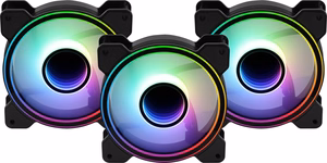 Aerocool Mirage 12 ARGB Pro kompiuterio korpuso aušinimo rinkinys 12 cm juodas