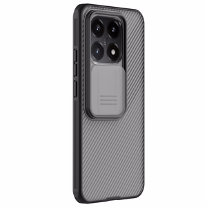Nillkin CamShield Pro dėklas, skirtas Xiaomi 15T, skaidrus juodas