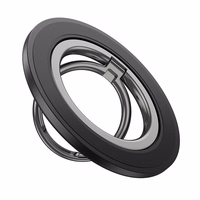 HOCO magnetinis mobiliojo telefono žiedo laikiklis GH3 juodas