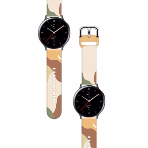 Moro laikrodžio dirželis Samsung Galaxy Watch 40 / 41 / 42 / 43 / 44 mm silikoninis - modelis 16