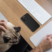 SILIKONINIS MAGNETINIS DĖKLAS suderinamas su MagSafe SAMSUNG S25 Ultra juodas